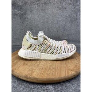 Adidas NMD R1 Shoes Womens Size 6.5 White Multicolor Knit Sneakers B43838